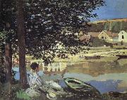 Claude Monet Au Bord de l-Eau,Bennecourt china oil painting reproduction